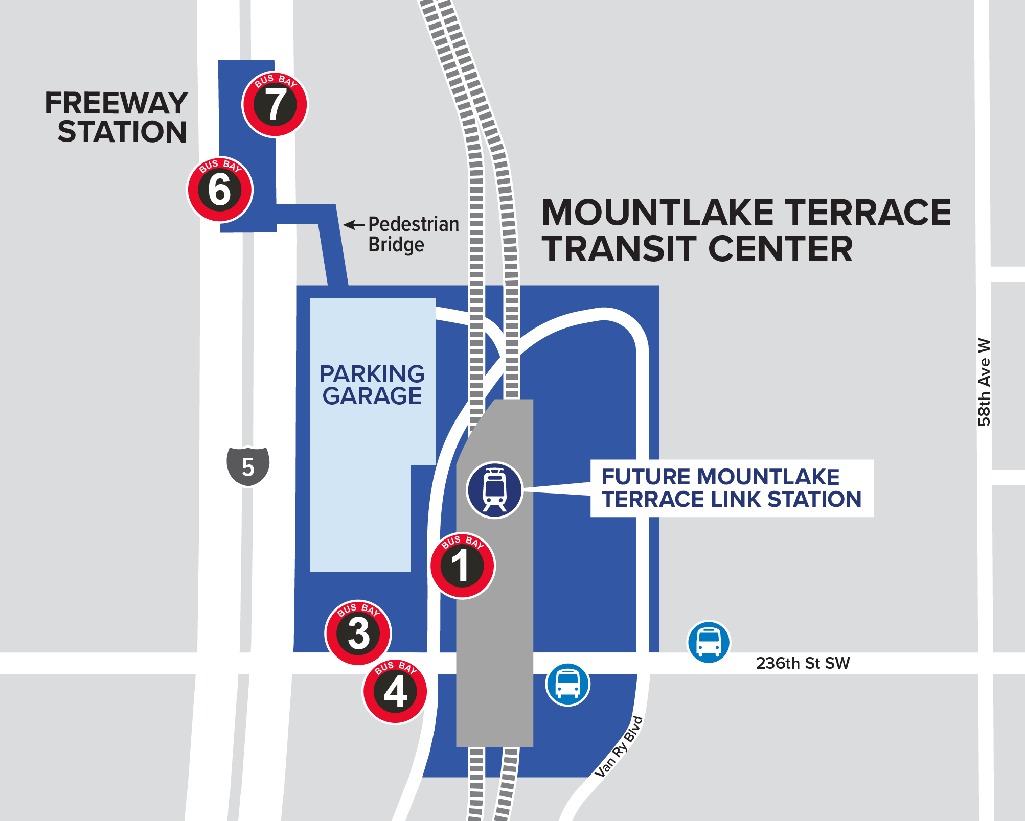 Mountlake Terrace Transit Center map