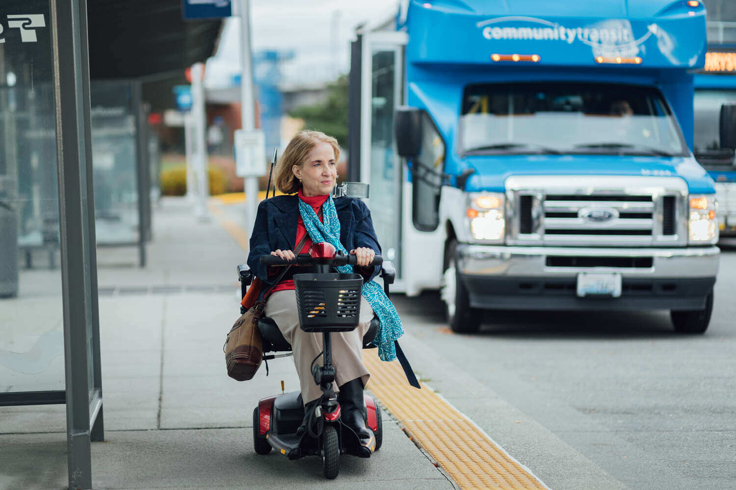 Leigh uses DART Paratransit to get around