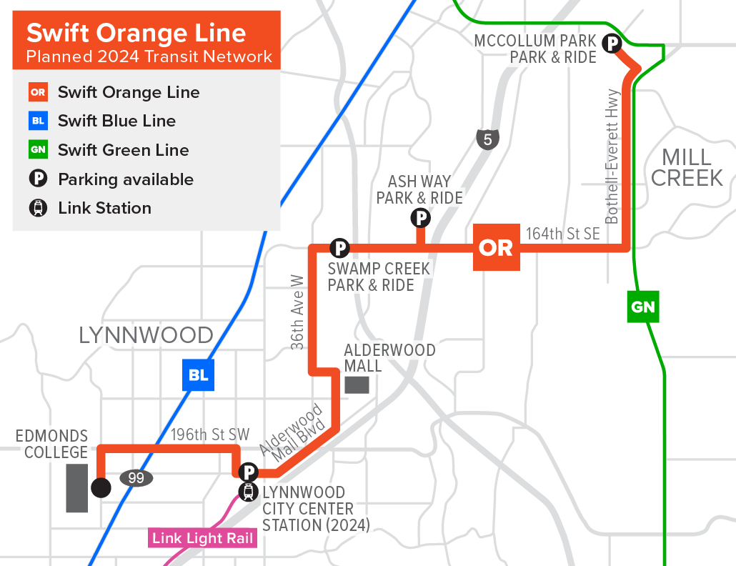 Graphic: Swift Orange Line Map
