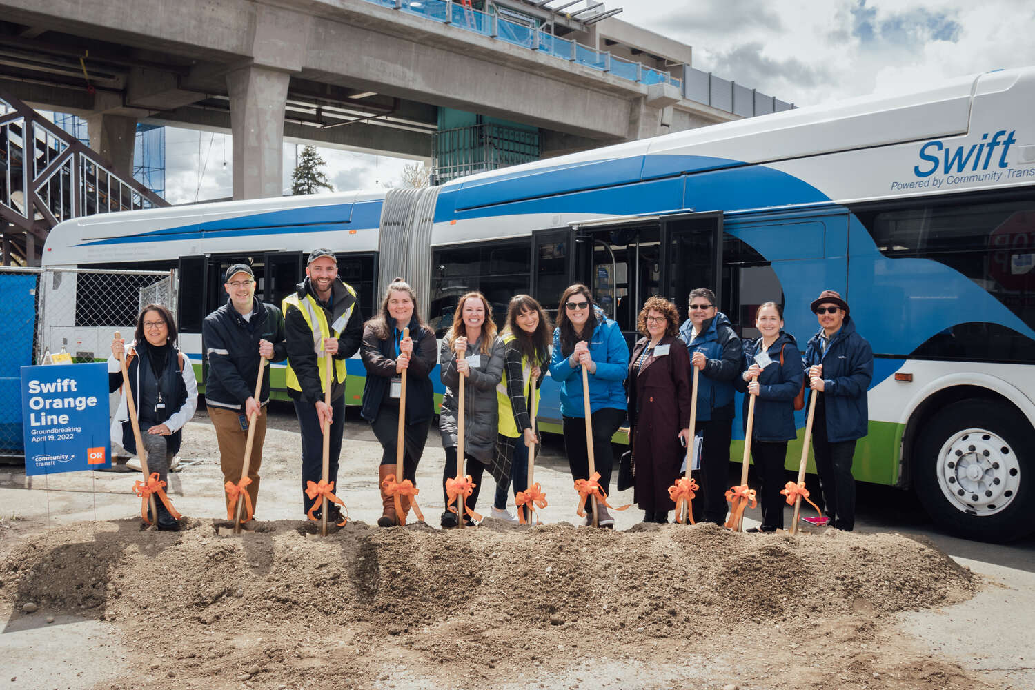 Swift Orange Line Groundbreaking