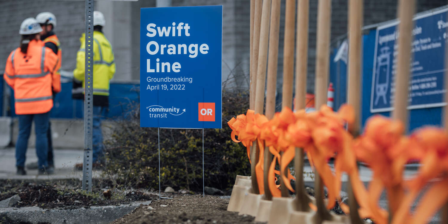 Swift Orange Line Groundbreaking