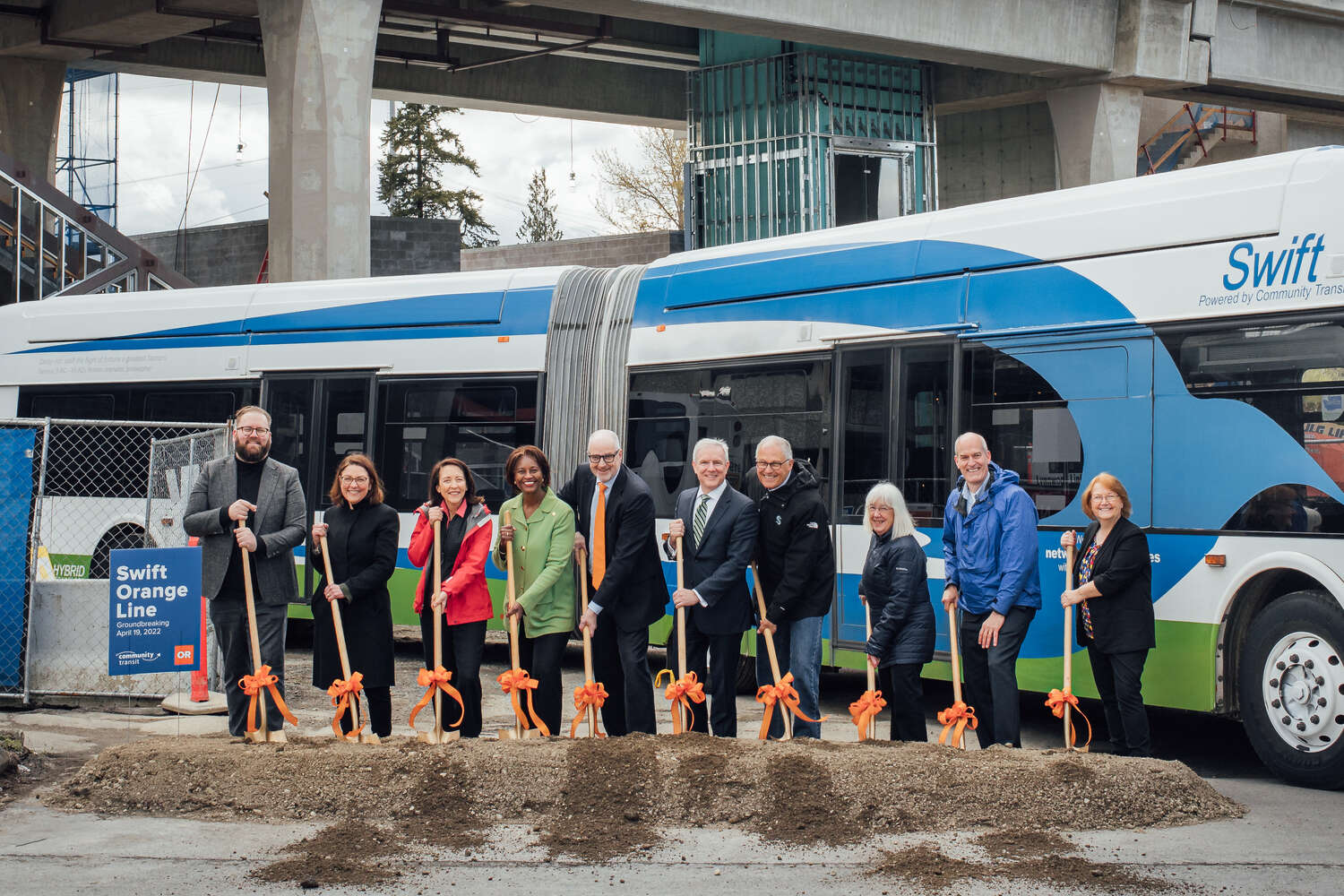 Swift Orange Line Groundbreaking