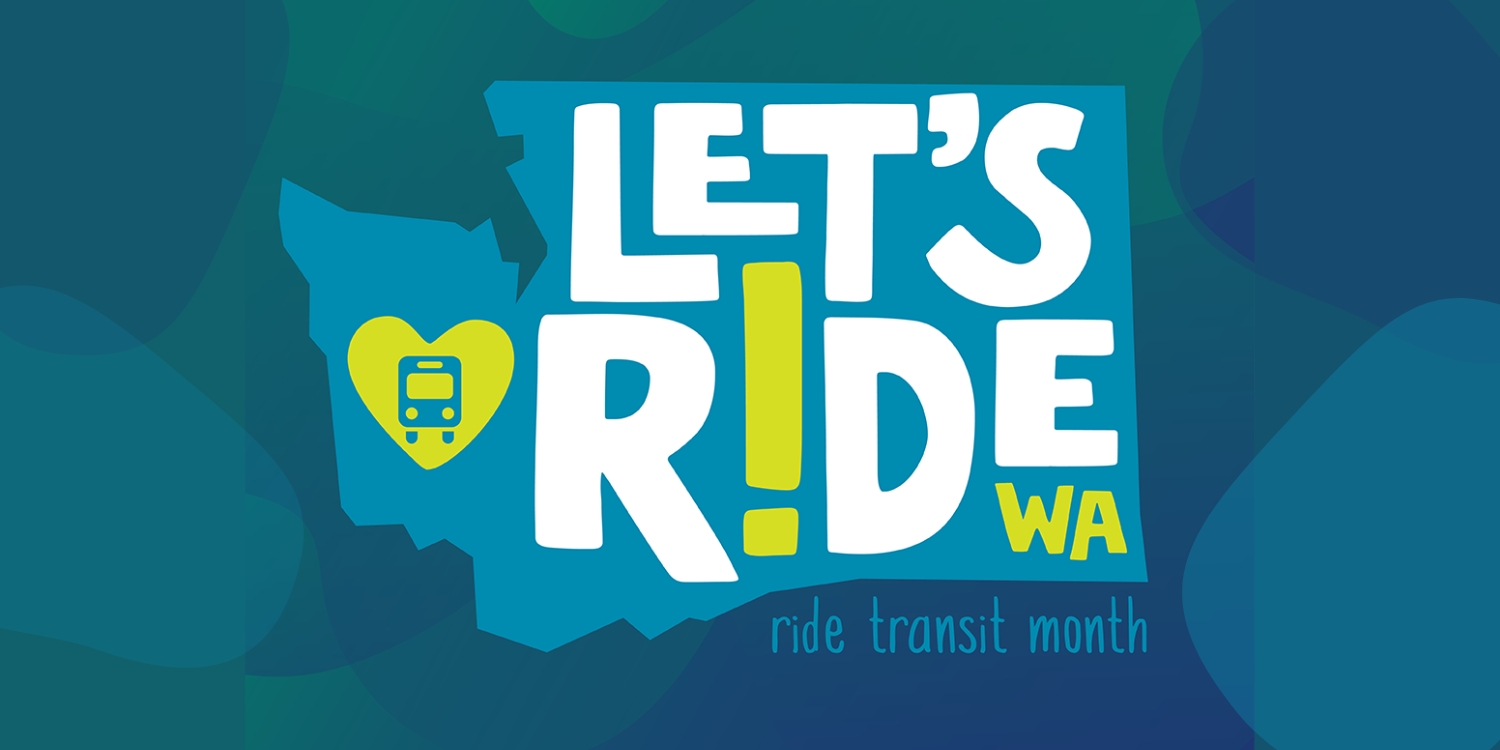 Ride Transit Month logo