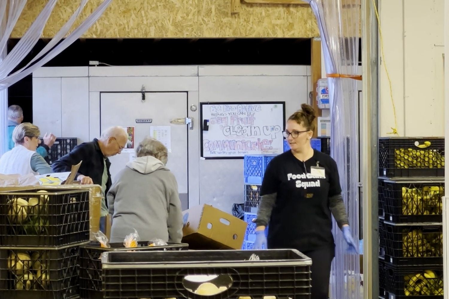 Take transit to get to the food bank