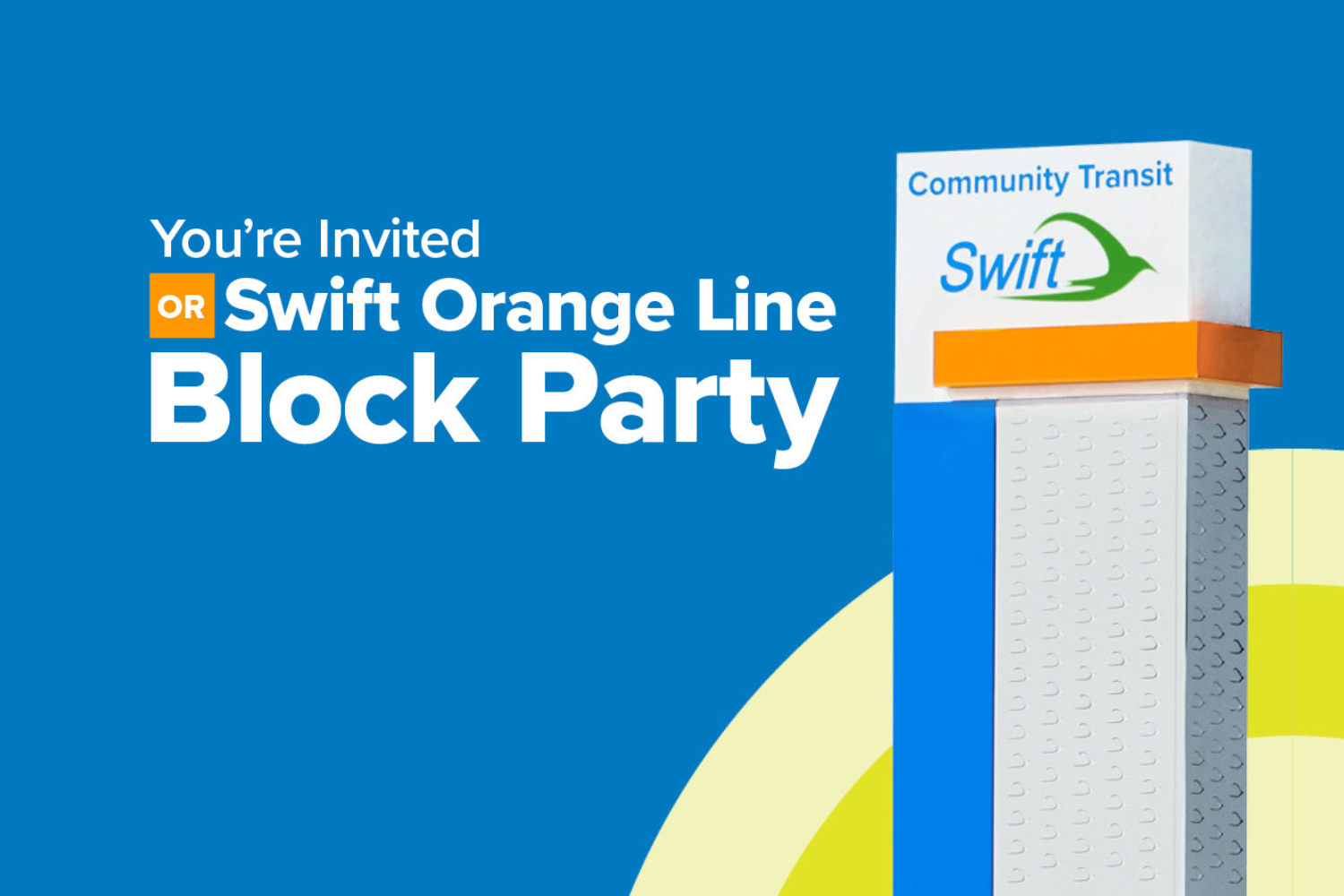 You're Invited to the Swift Orange Line Block Party on March 30, 2024