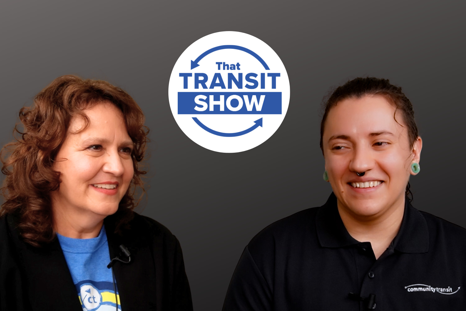 That Transit Show, Ep 14 - Free Transit Training for all. Pictured is host Monica Spain and guest Asch Qattawi