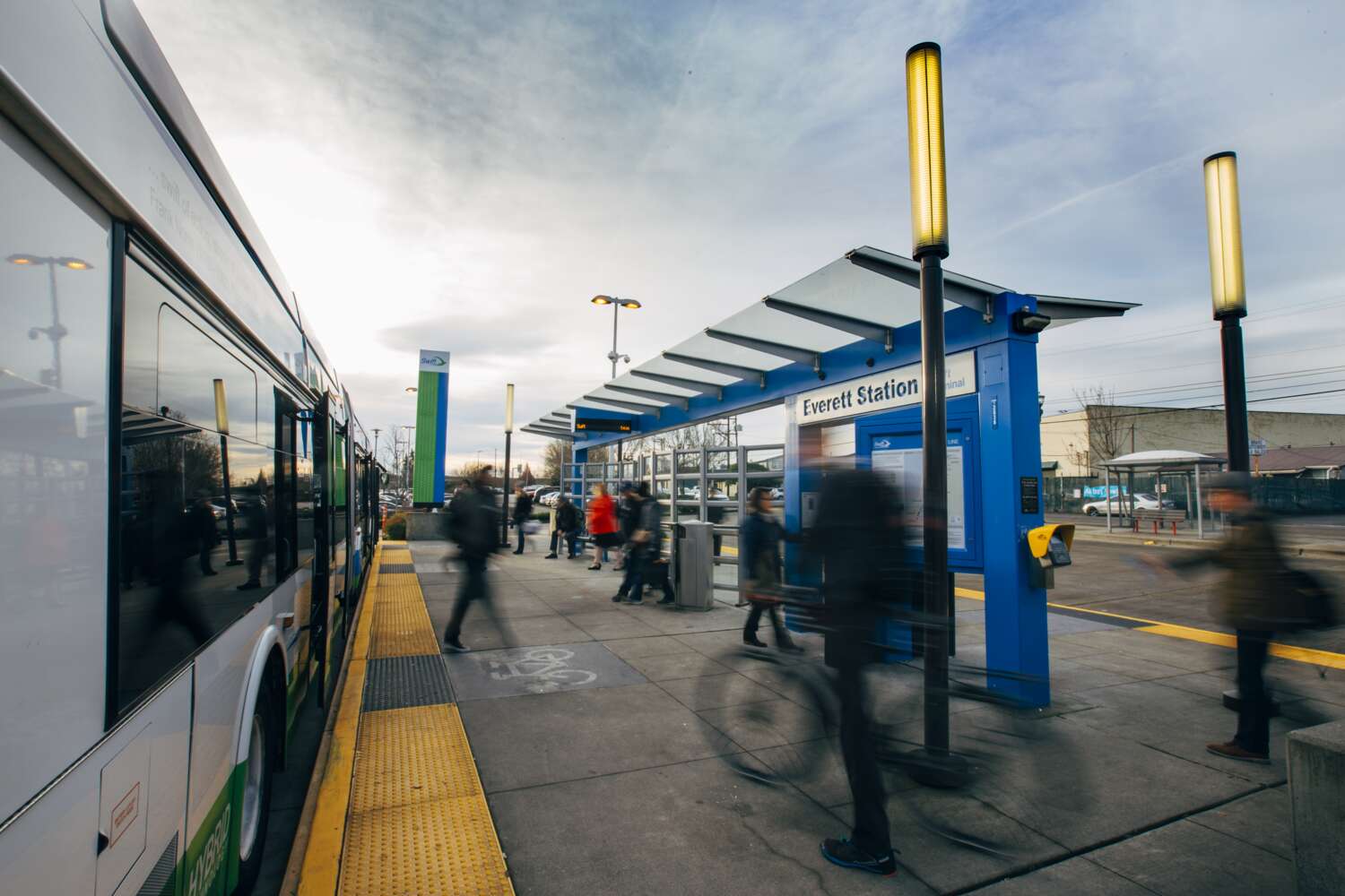 Sounder Connection Everett Station