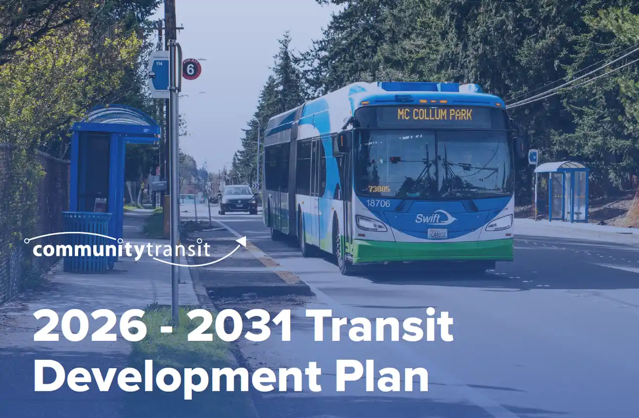 Transit Development Plan 2026-2031 document cover image
