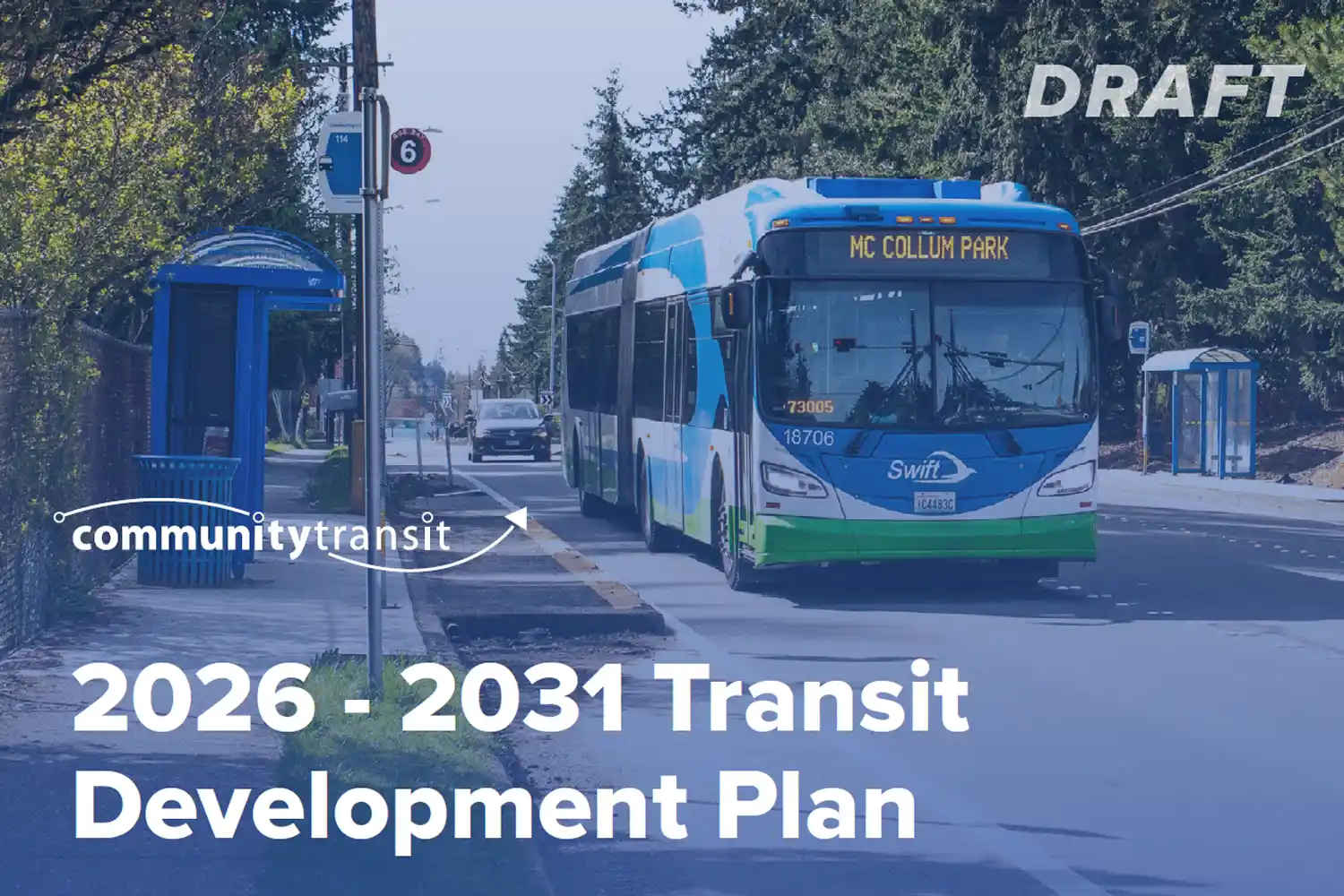 Draft Transit Development Plan 2026-2031 document cover image