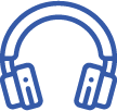 icon of a pair of headphones
