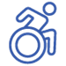 Wheelchair-Cobalt-Blue_Icon accessible service for all riders