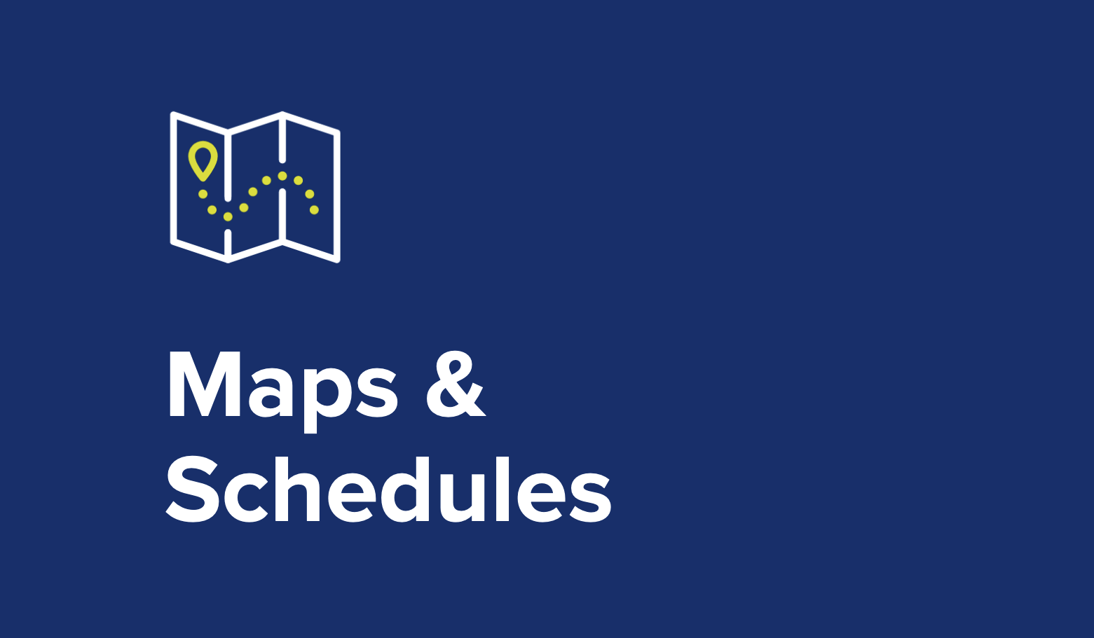 Graphic for Maps & Schedules