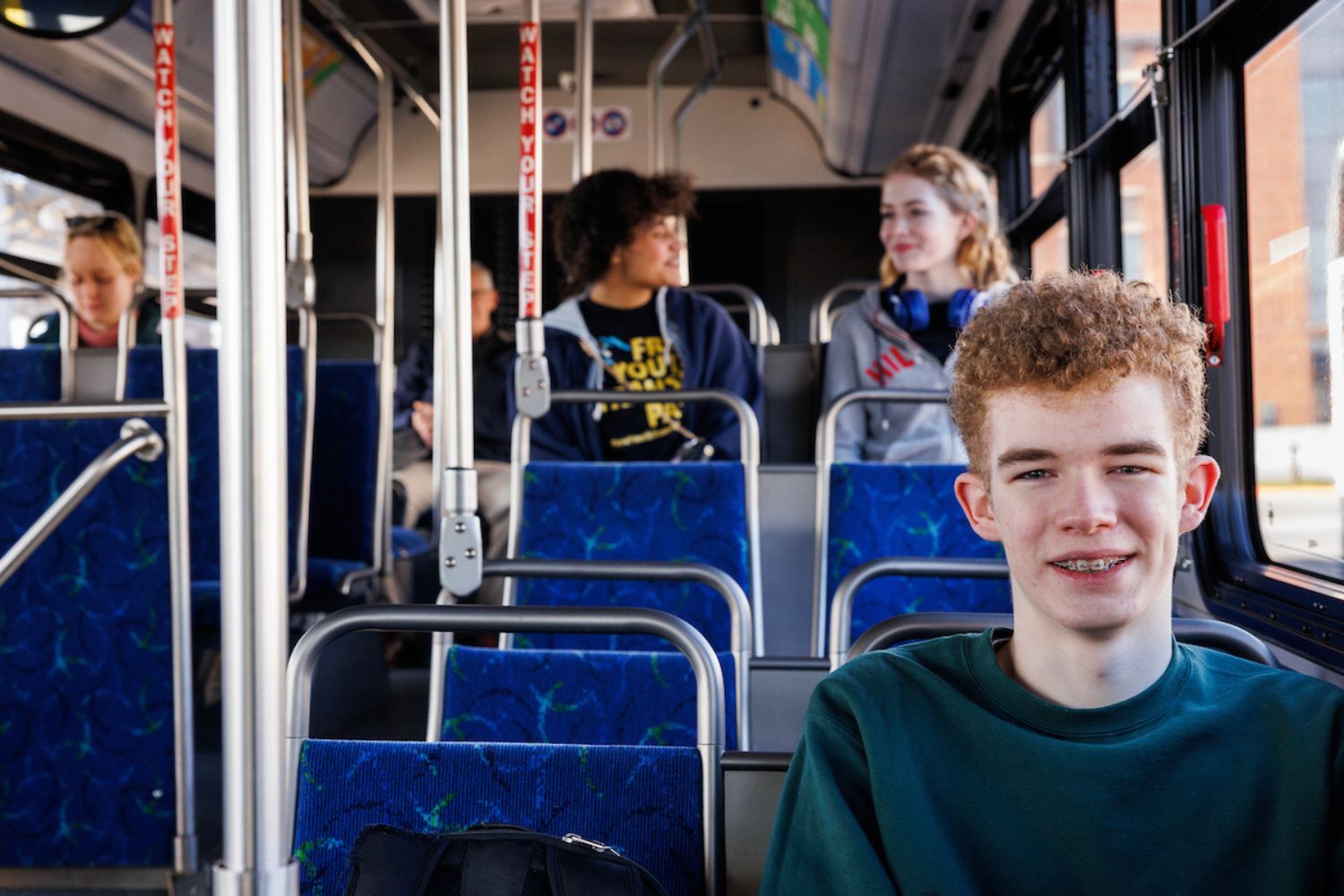 Apollo, youth transit rider