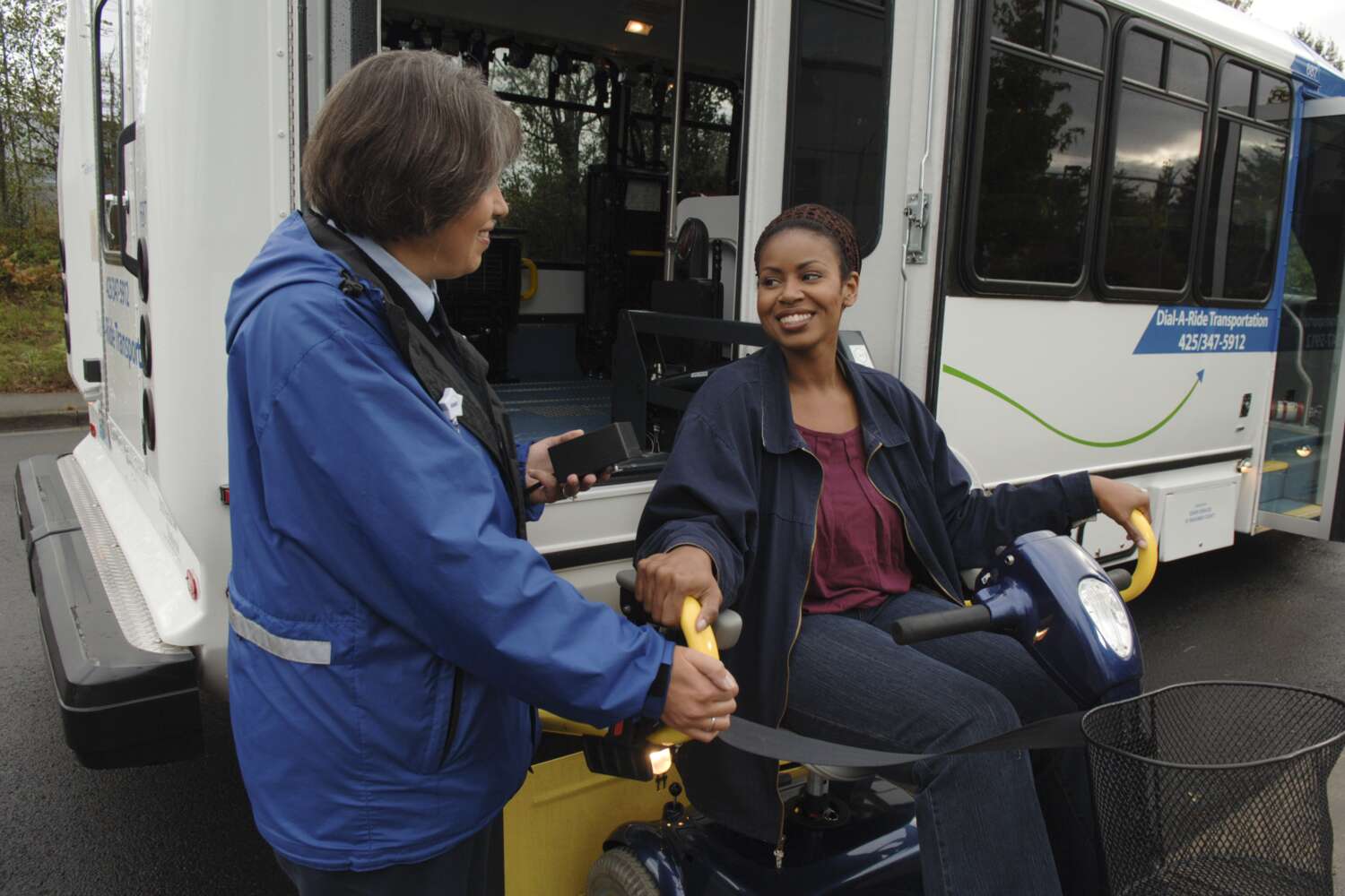 Getting onto a Community Transit but in a wheelchair