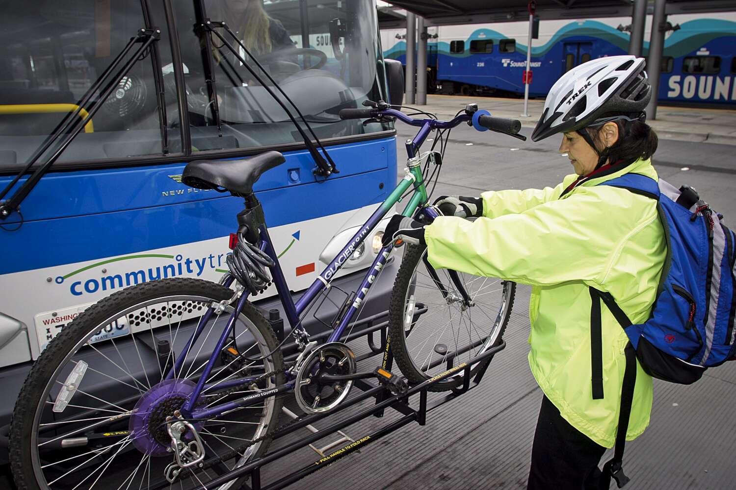 Getting onto a Community Transit but in a wheelchair