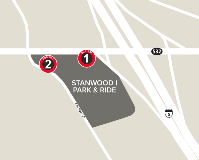 Map of Stanwood 1 Park & Ride