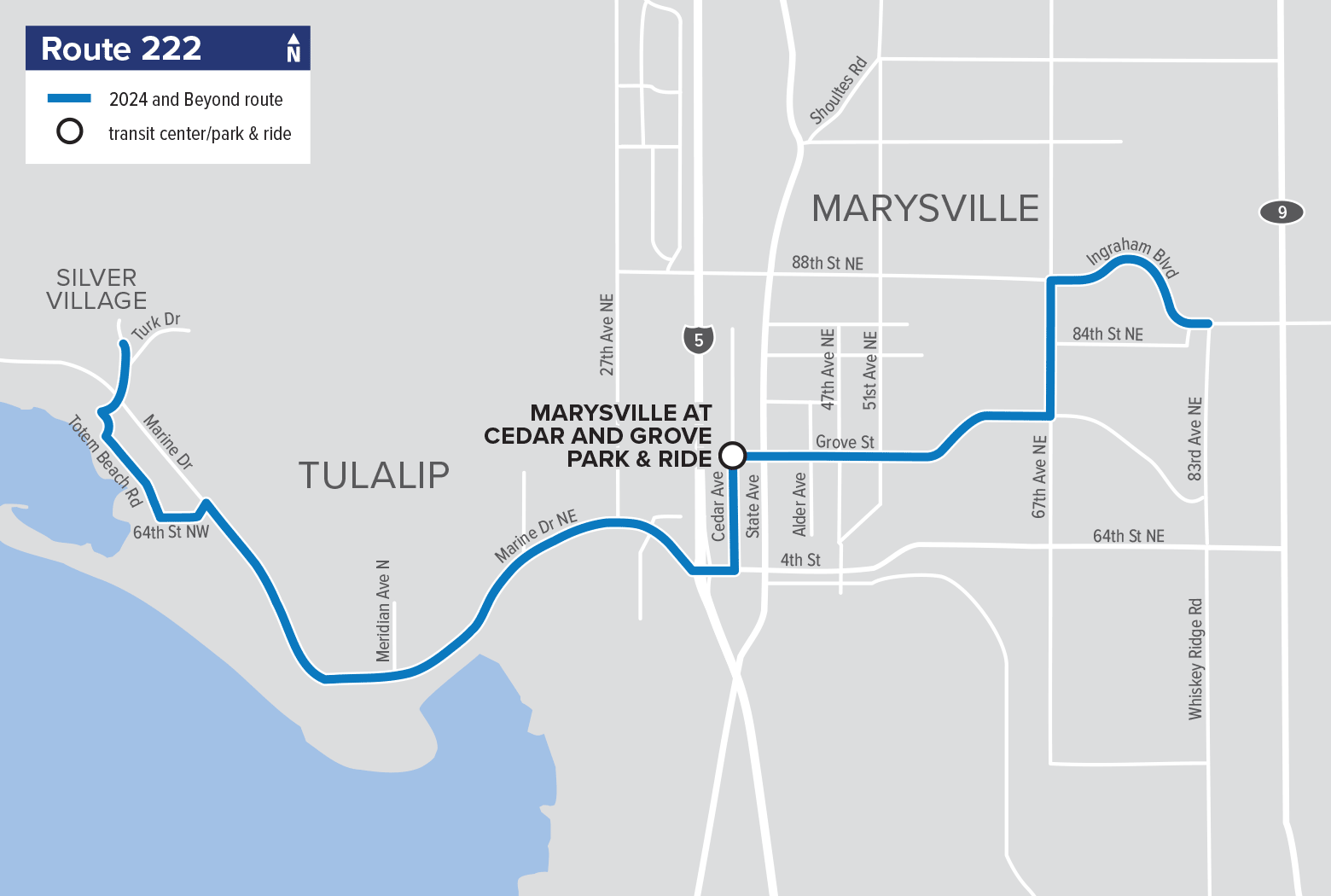 Route 222: Marysville – Tulalip